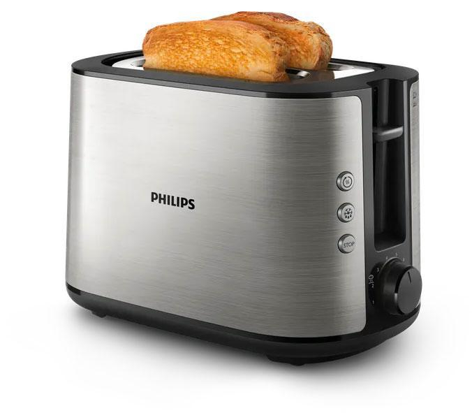 Philips HD2650/90 Toster Basic Fuji, metal/czarny