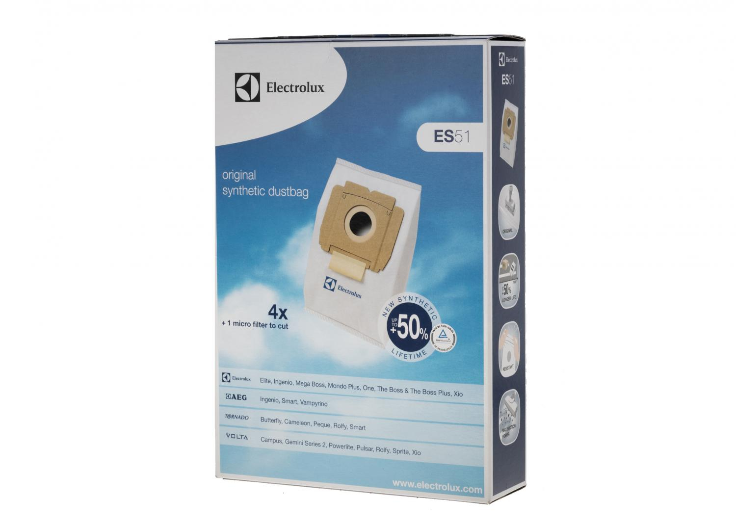 Electrolux ES51 DO XIO (4 szt+ mikrofiltr)