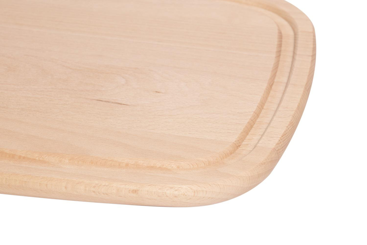 FACKELMANN Deska owalna drewniana 38x26x1,5cm (32340)