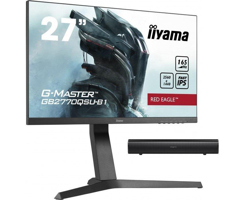 iiyama GB2770QSU-B1 + soundbar creative