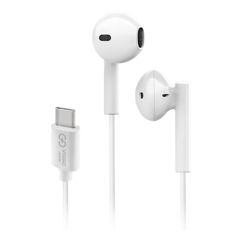 VIGGO DESIGN SŁUCHAWKI DOUSZNE VIGGO USB-C ^