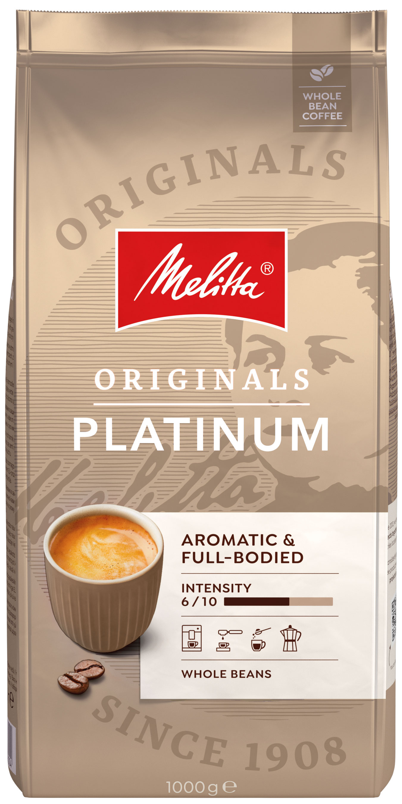 Melitta Kawa Melitta Originals Platinum 1000g