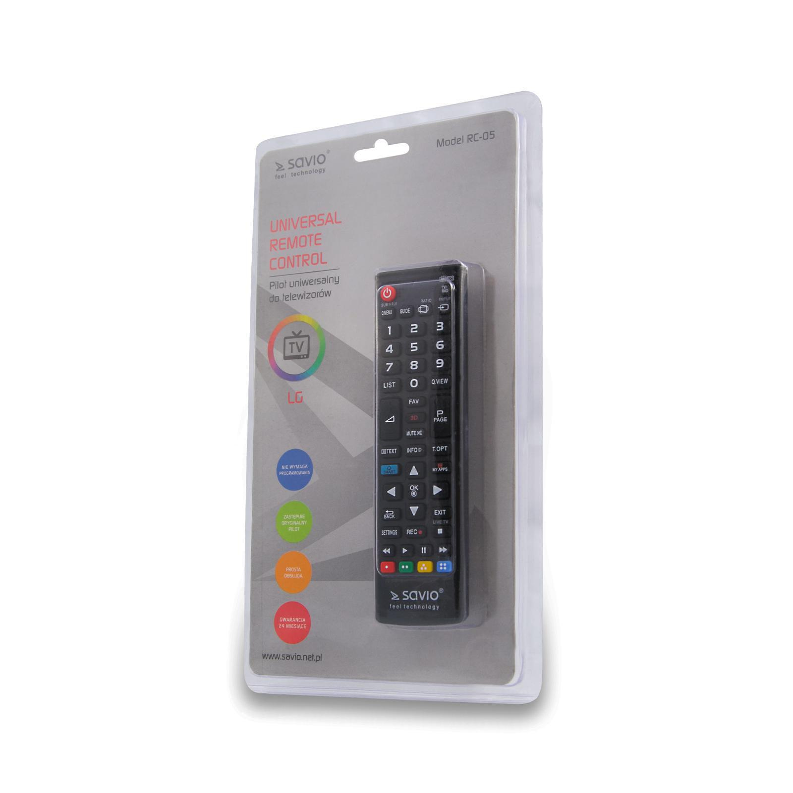 SAVIO Pilot do TV LG RC-05