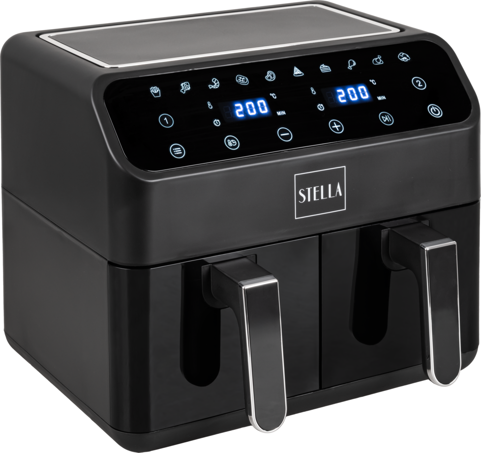 STELLA AIR FRYER STELLA STAF 2000-8D-C dual