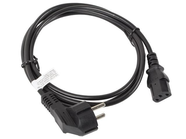 Lanberg CEE 7/7->IEC 320 C13 1,8 m Czarny CA-C13C-10CC-0018-BK