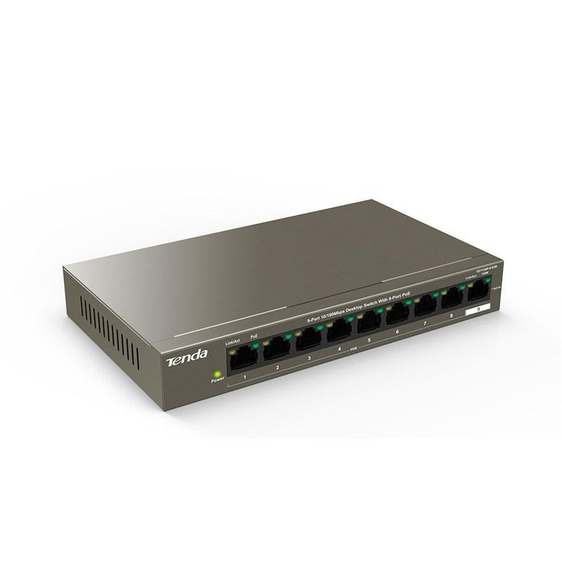 Tenda TEF1109P-8-63W 9-portowy 10/100 Mb/s