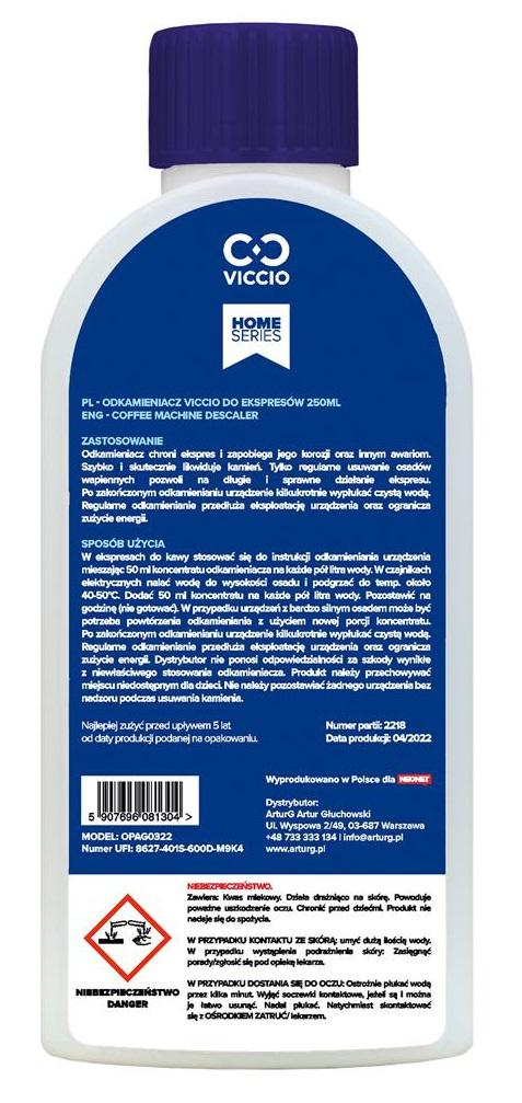 VICCIO ODKAMIENIACZ DO EKSPRESÓW 250ml