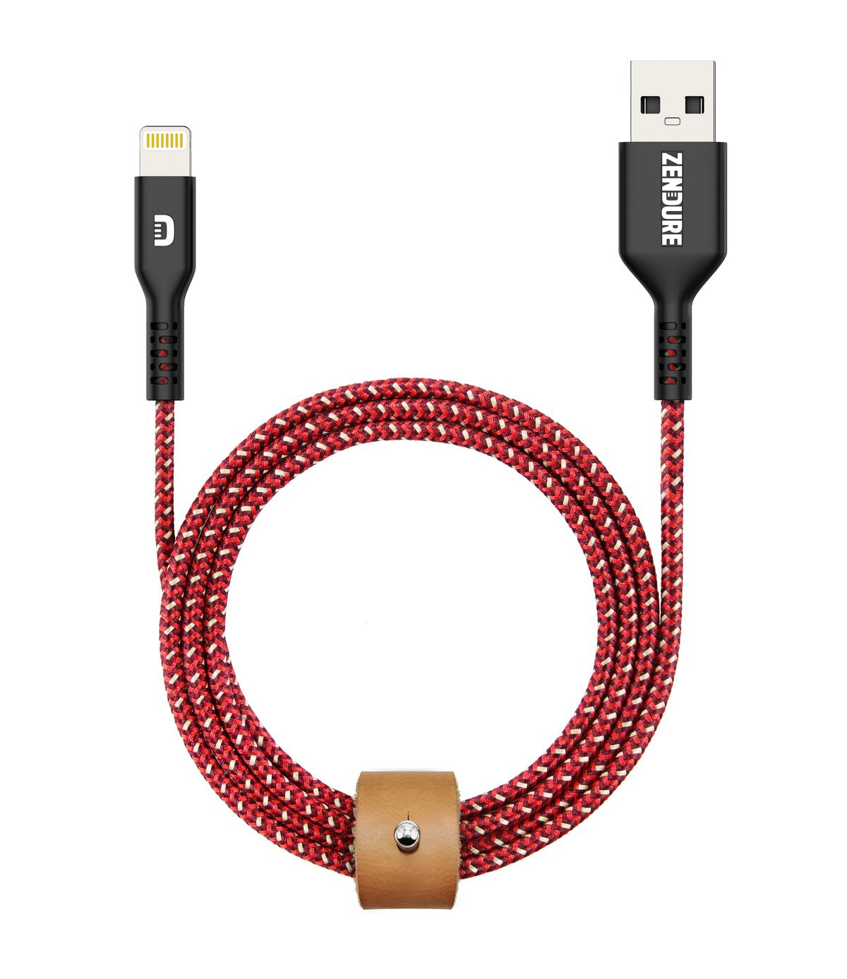 ZENDURE Kabel USB-Lightning Zendure 1m czerwony