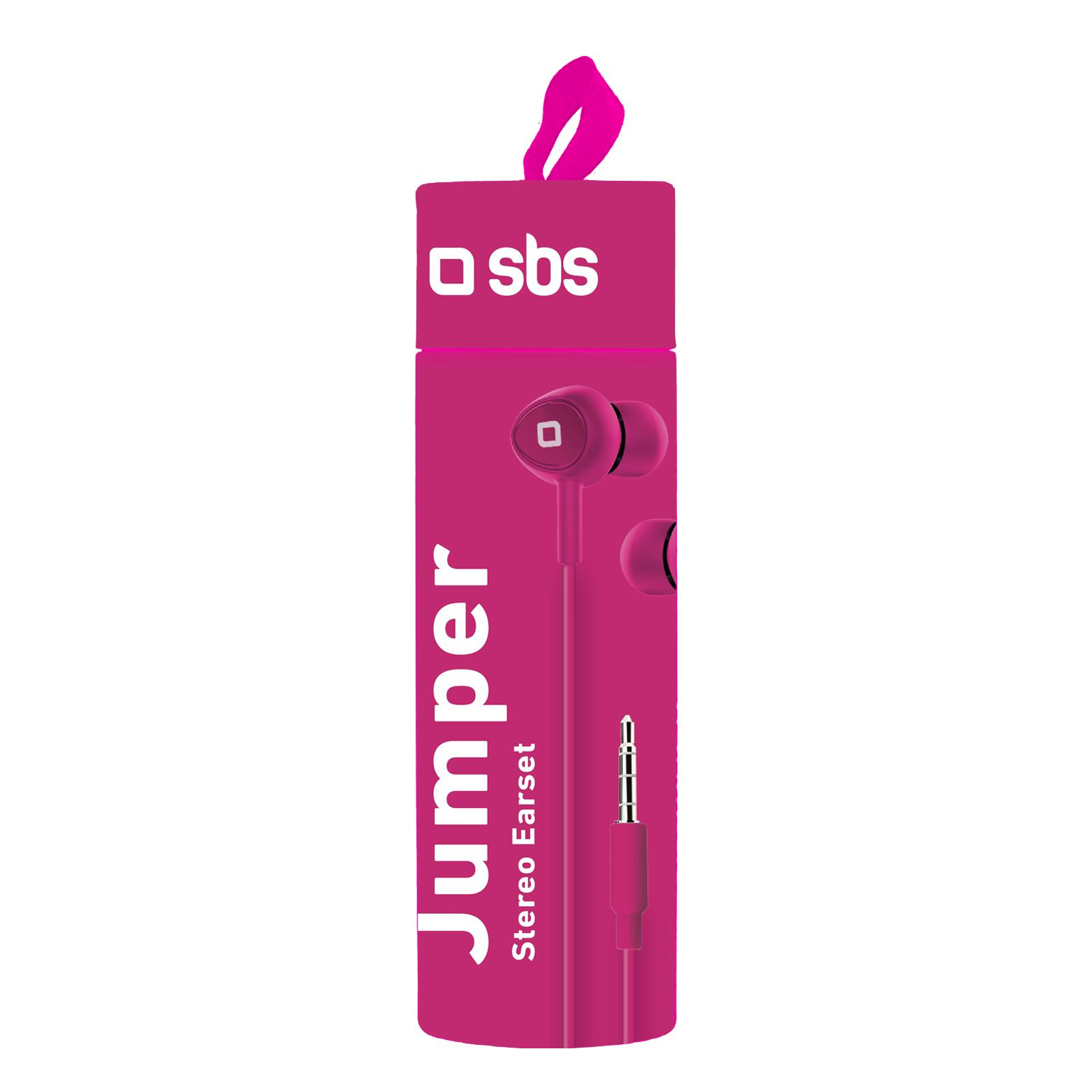 SBS SŁUCHAWKI DOUSZNE SBS Jumper Różowe #