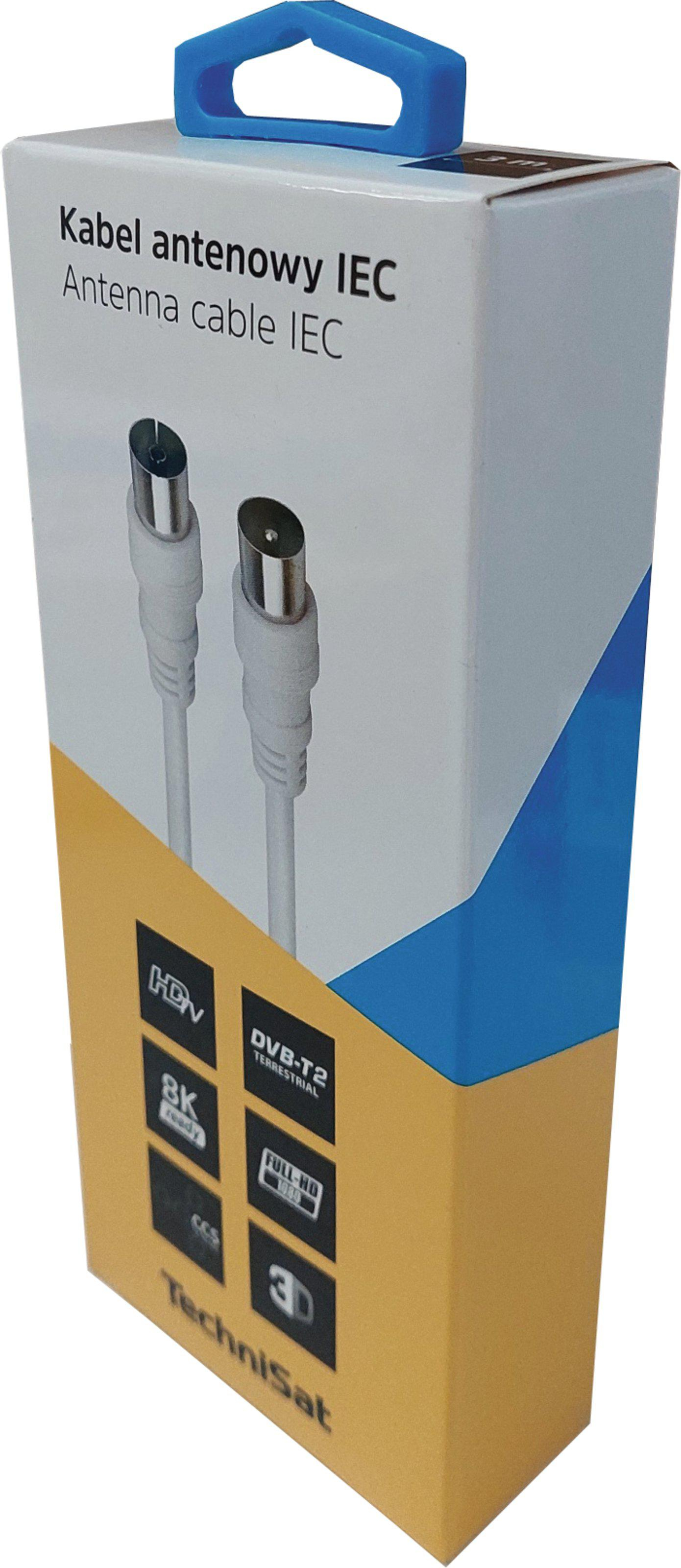 TechniSat Kabel antenowy IEC 3m biały