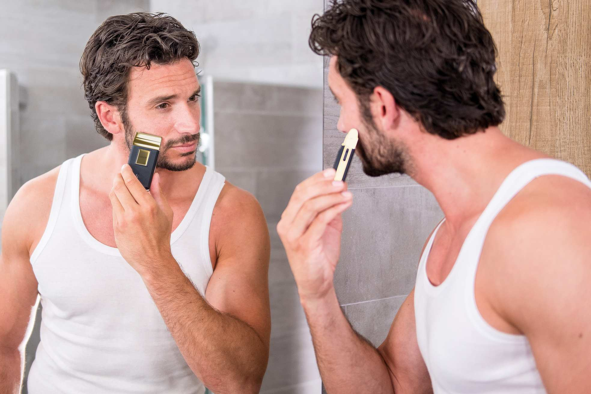 Wahl Wahl Travel Shaver Gold 3615 Zestaw Golarka Do Brody