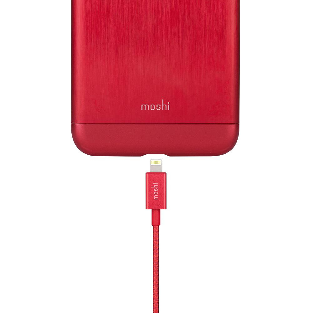 Moshi Kabel USB-Lightning MFI MOSHI 1.2m czerwony