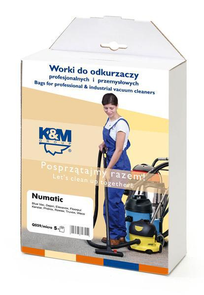 K&M Worki do odkurzaczy Numatic Q059.A MICRO 5 szt.