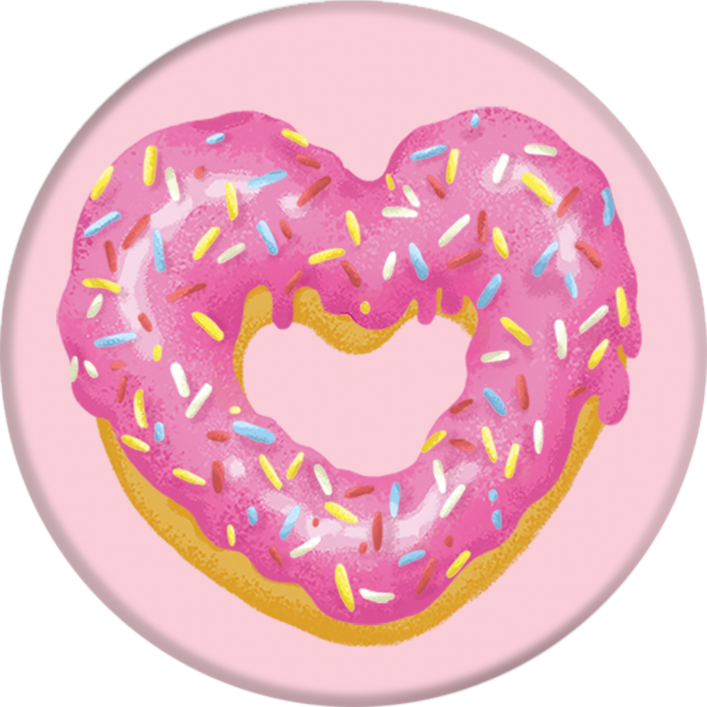 Popsockets Uchwyt i podstawka do telefonu (Strawberry Heart Donut)