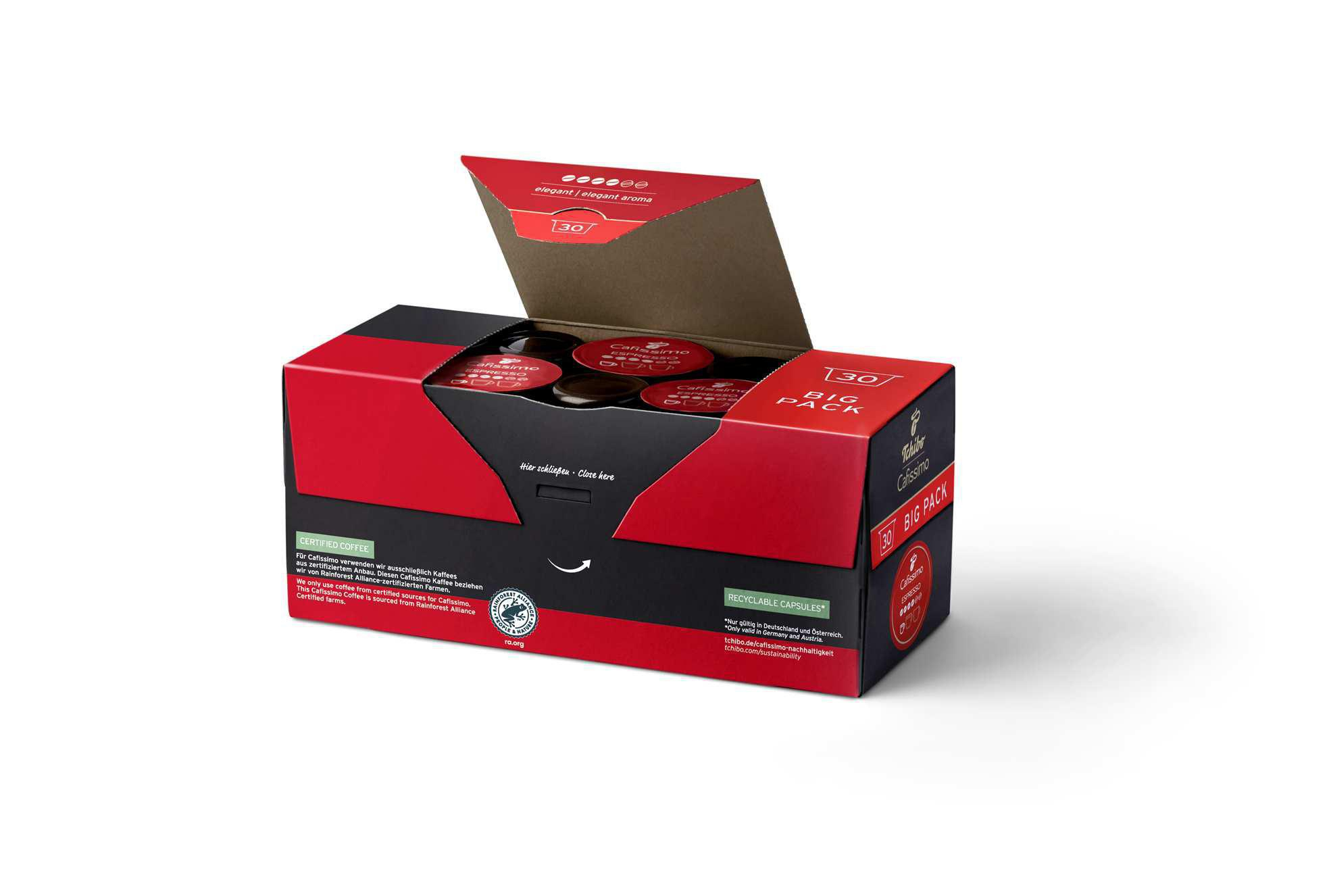Tchibo KAPSUŁKI CAFISSIMO Espresso Elegan 30 KAPSUŁEK