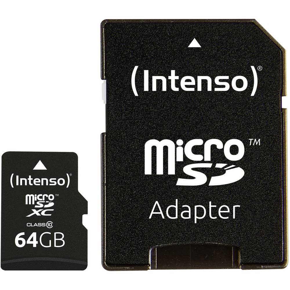 Intenso microSD 64GB Class10 + adapter SD