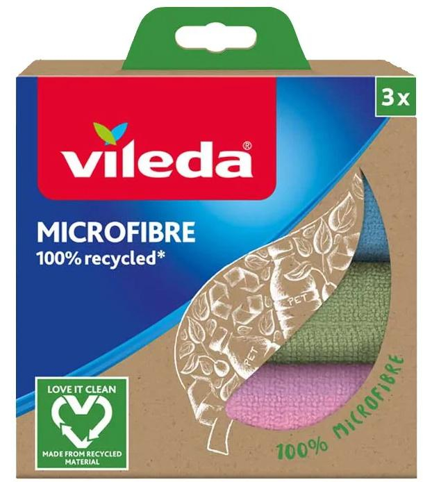 Vileda Ściereczka Mikrofibra 100% Recycled 3 szt.