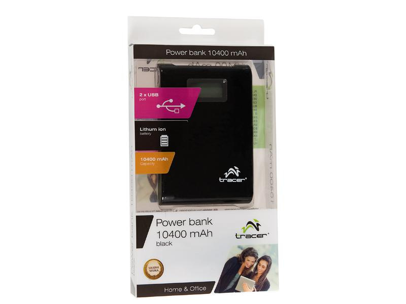 Tracer POWERBANK TRACER 10.400 mAh TRABAT44375 Czarny