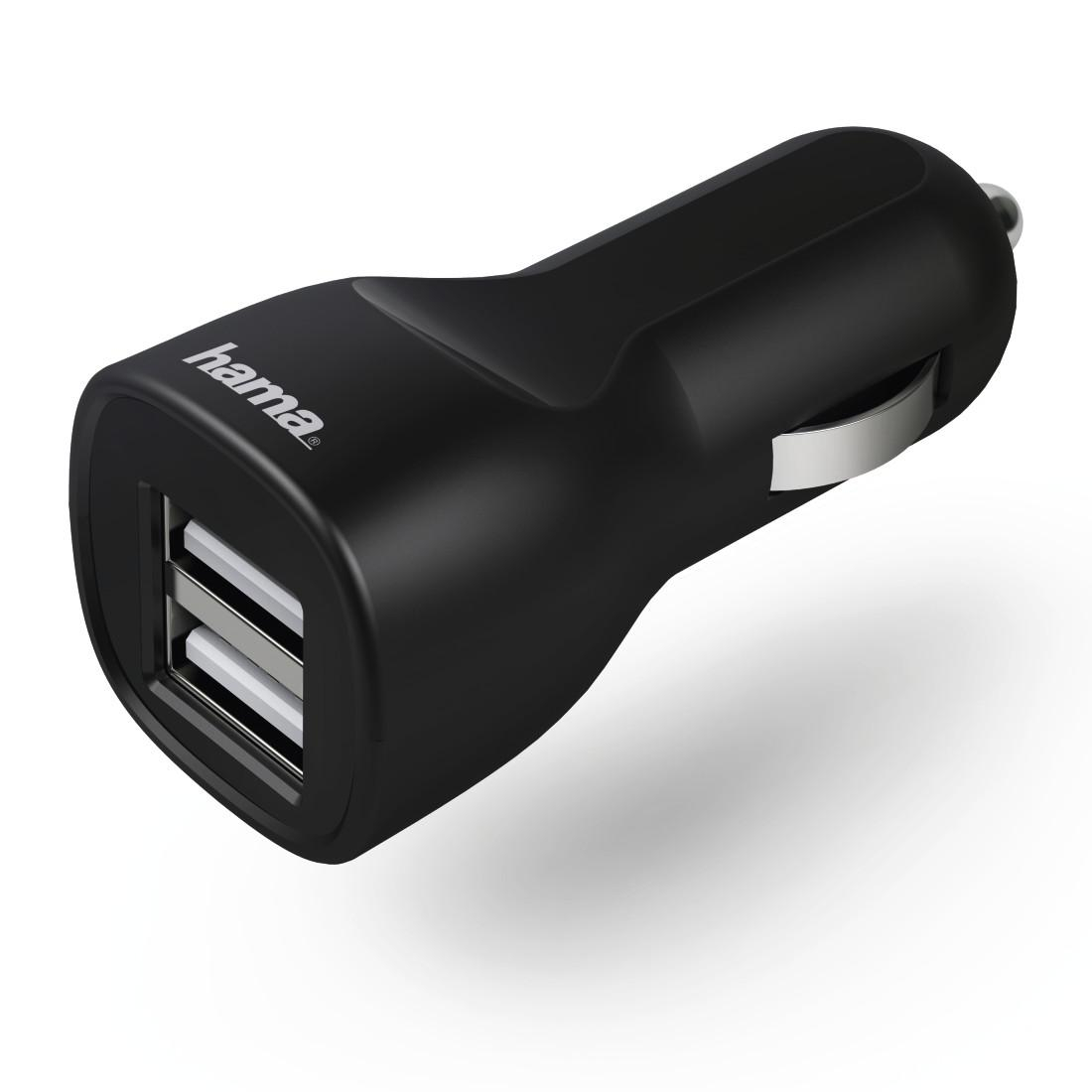 Hama ŁADOWARKA SAMOCHODOWA USB (2xUSB) 12V 2,4A