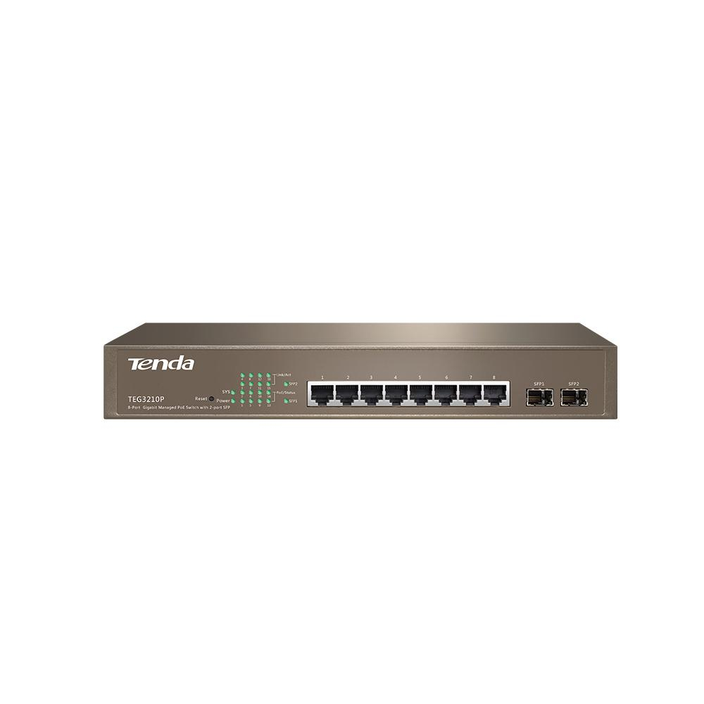 Tenda TEG3210P 8-portowy Base-T Ethernet 10/100/1000 Mb/s