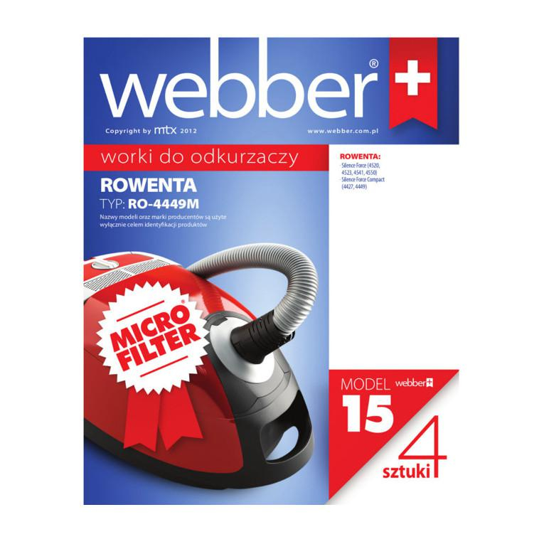 Webber Worki do odkurzaczy micro ROWENTA SILENCE RO4427,4449,4541
