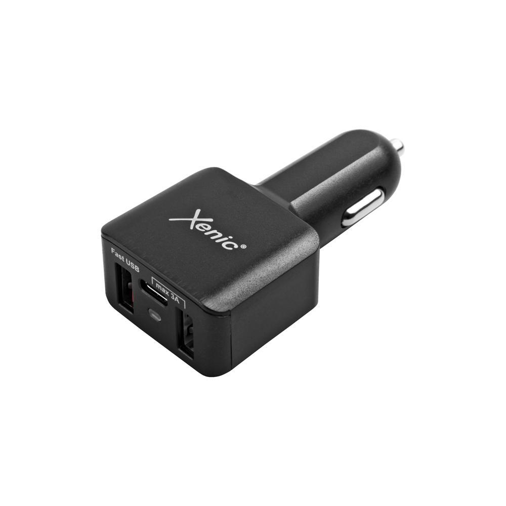 XENIC FC 2xUSB 1xUSB-C 6A czarna