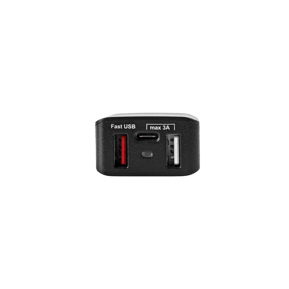 XENIC FC 2xUSB 1xUSB-C 6A czarna