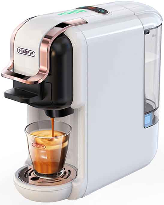 HiBrew Kapsułkowy ekspres do kawy 5w1 HiBREW H2B (biały)