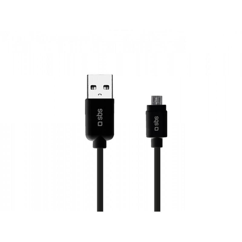 Brak Kabel USB-microUSB SBS 1M czarny