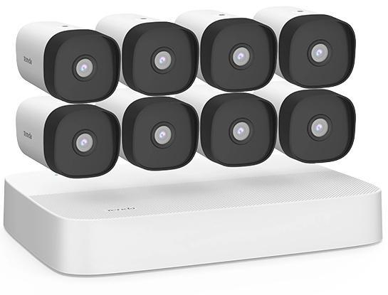 Tenda K4P-4CR PoE Zestaw do monitoringu 8 kamer