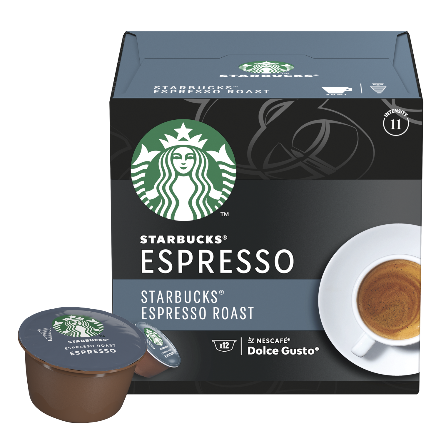 STARBUCKS Kawa kapsułkowa STARBUCKS Espresso Roast do Dolce Gusto 12sz