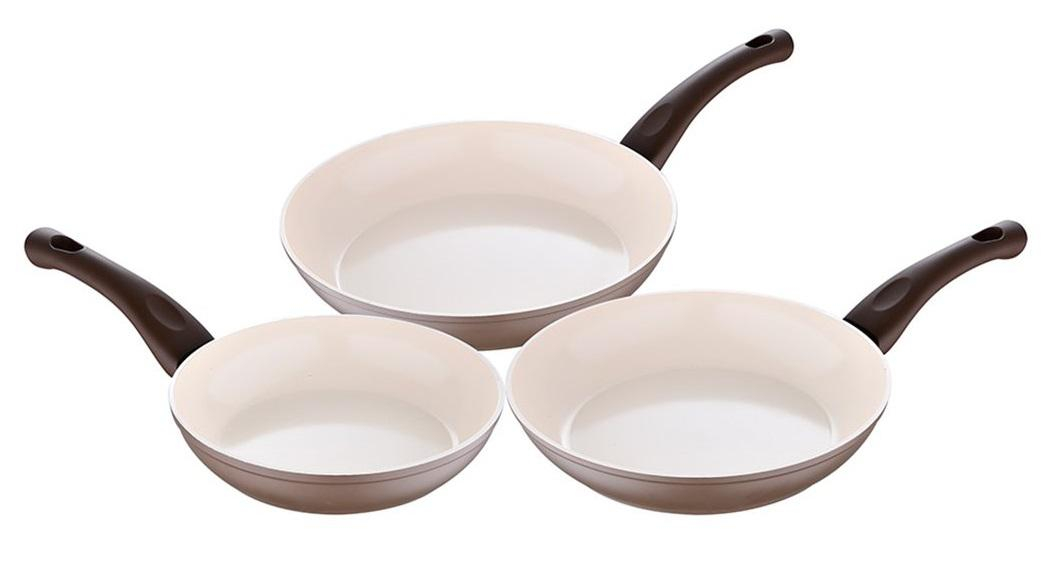 SAN IGNACIO Zestaw 3 patelni Natur 18/22/26cm (SG-6121)