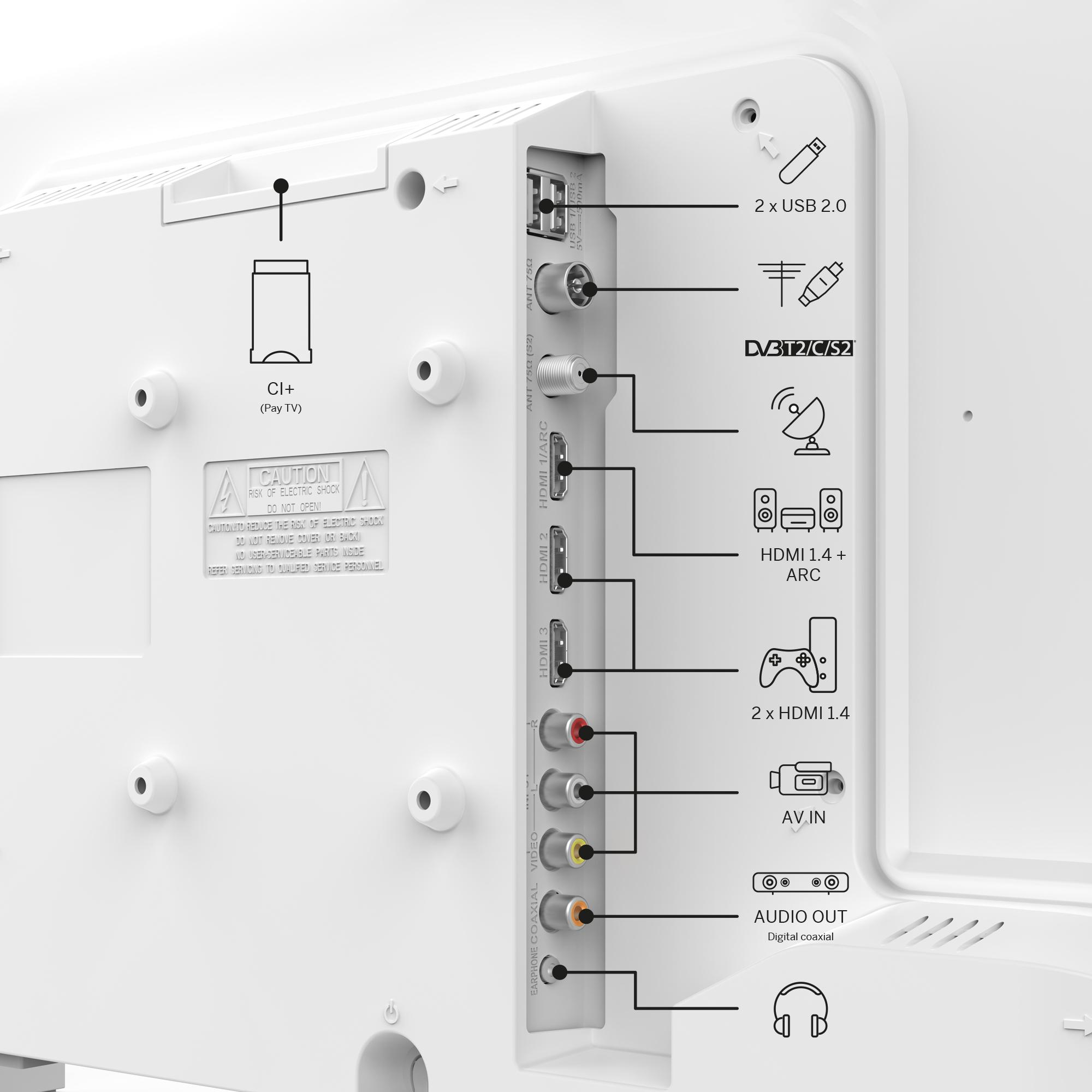 Thomson 40FD2S13W White