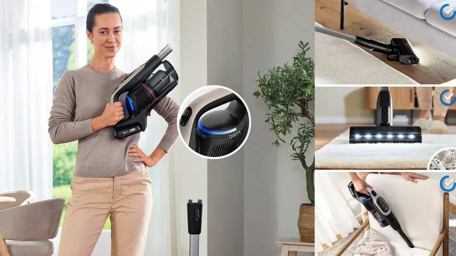 Bosch Odkurzacz Unlimited 9 Metallic Grey