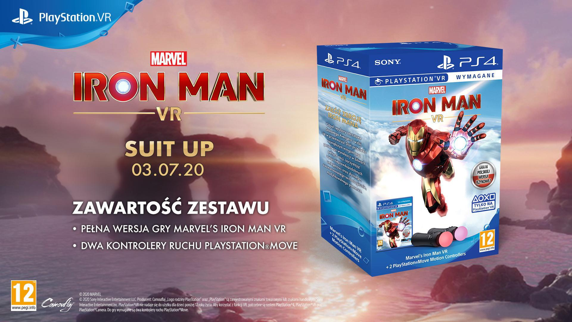 Sony PS Move 4.0 x 2 + Marvel's Iron Man VR