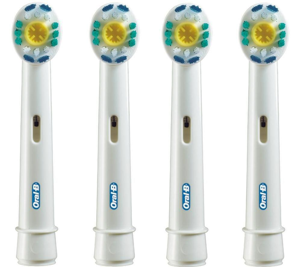 Oral-B KOŃCÓWKI DO SZCZOTECZKI ORAL-B EB18-4 3D WHITE BIAŁE 4 SZT.