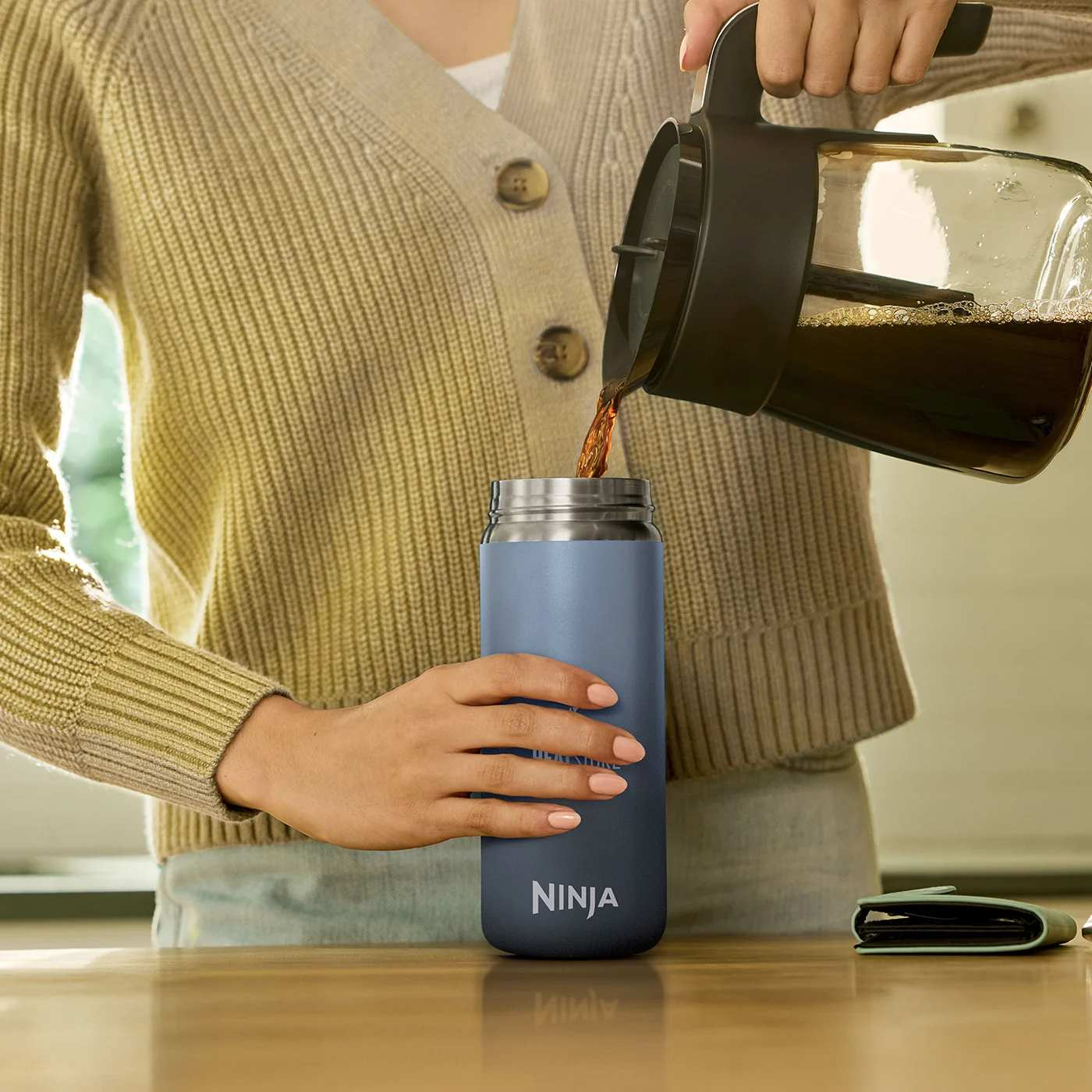 Ninja Termos Sip Perfect niebieski 400ml DW1603EUUKNV