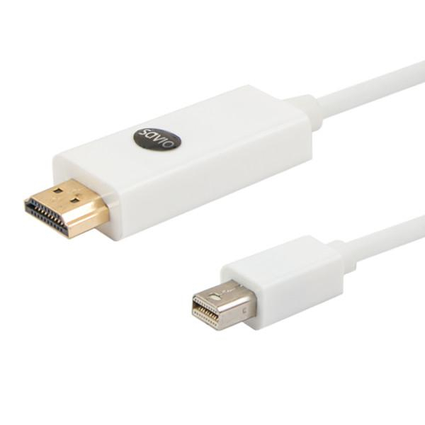 SAVIO SAVIO CL-84 Kabel mini DP - HDMI 3m