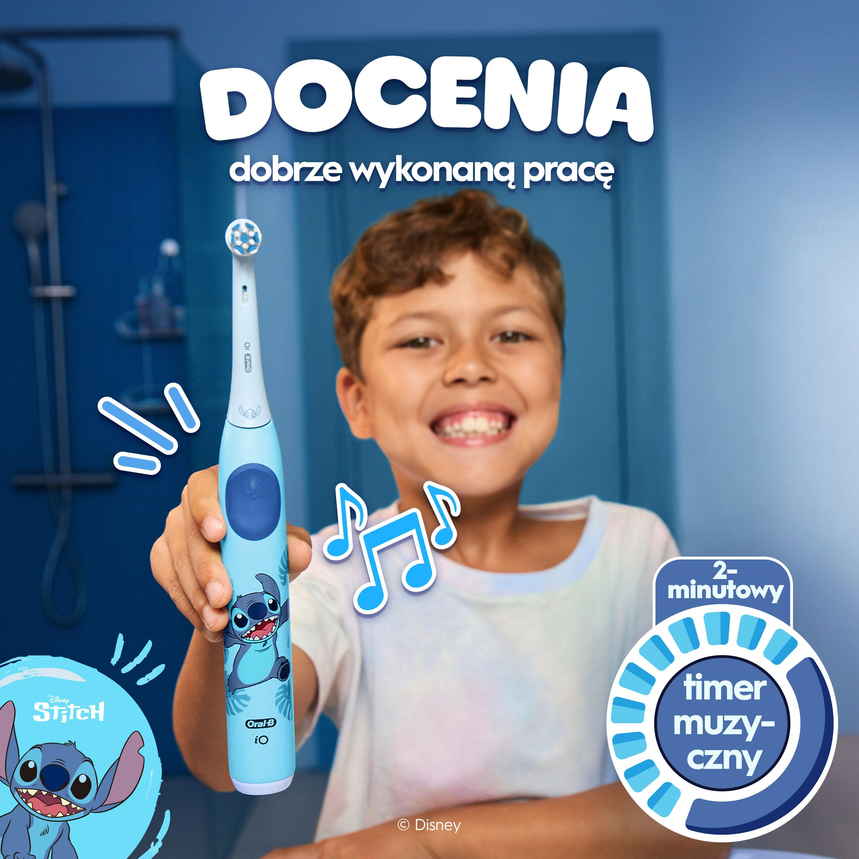 Oral-B SZCZOTECZKA MAGNETYCZNA ORAL-B IO KIDS AKU PROIO2 STITCH+ETU