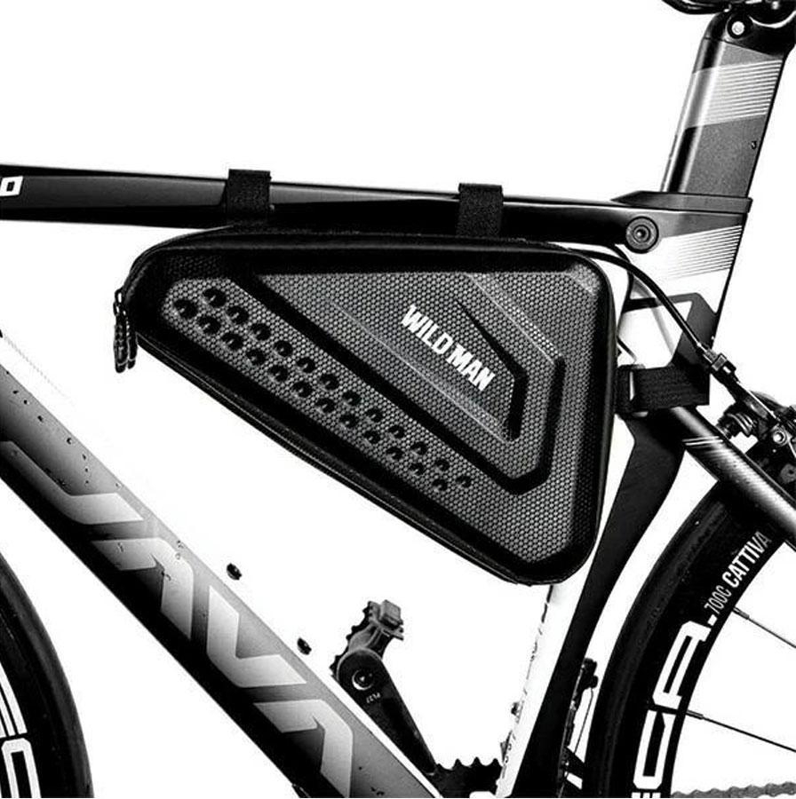 WILDMAN Etui/sakwa na ramę roweru ES19 1L uchwyt rowerowy czarna/bla