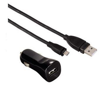 Hama Ładowarka samochodowa Picco 12V+ Kabel micro USB do Samsung