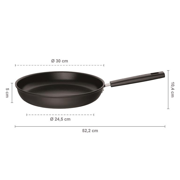 Fiskars Patelnia 30 cm HARD FACE