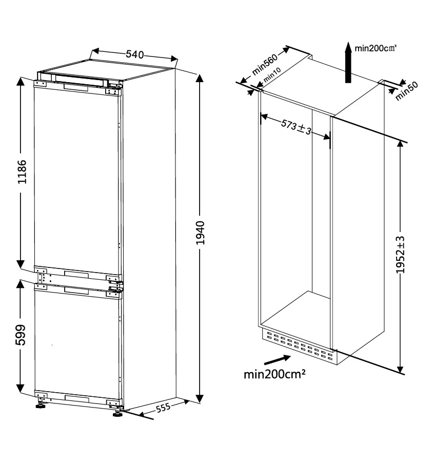 MPM Product LODÓWKA MPM-310-FFI-21/E