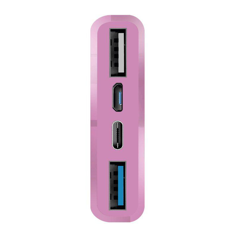 SBS POWERBANK SBS 10.000 mAh 10W 1xUSB-C 2xUSB Różowy #