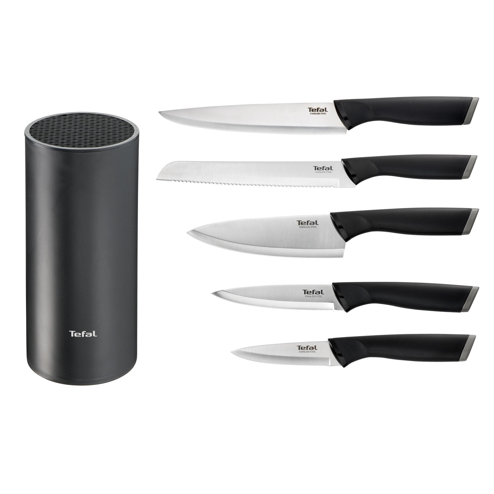 Tefal ZESTAW NOŻY 5 ELEMENTÓW W BLOKU COMFORT