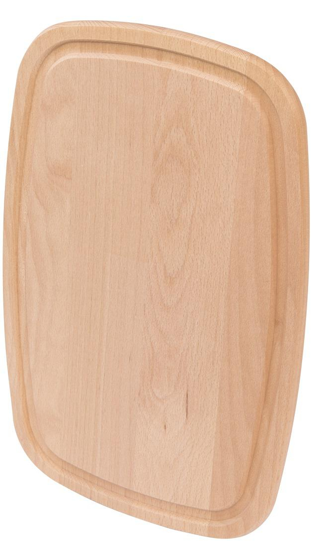 FACKELMANN Deska owalna drewniana 38x26x1,5cm (32340)
