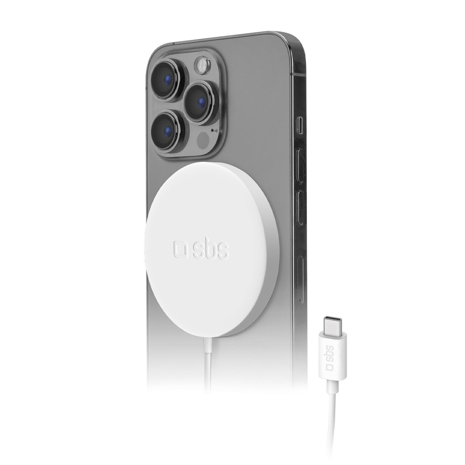 SBS MagSafe indukcyjna, 15W, biała