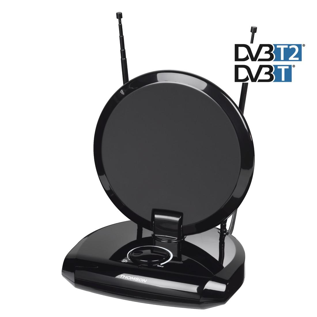Thomson ANTENA WEWNĘTRZNA THOMSON ANT1418BK DVB-T/-T2 AKTYWNA PERF35