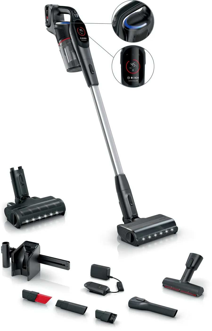Bosch ODKURZACZ Unlimited 9 Czarny
