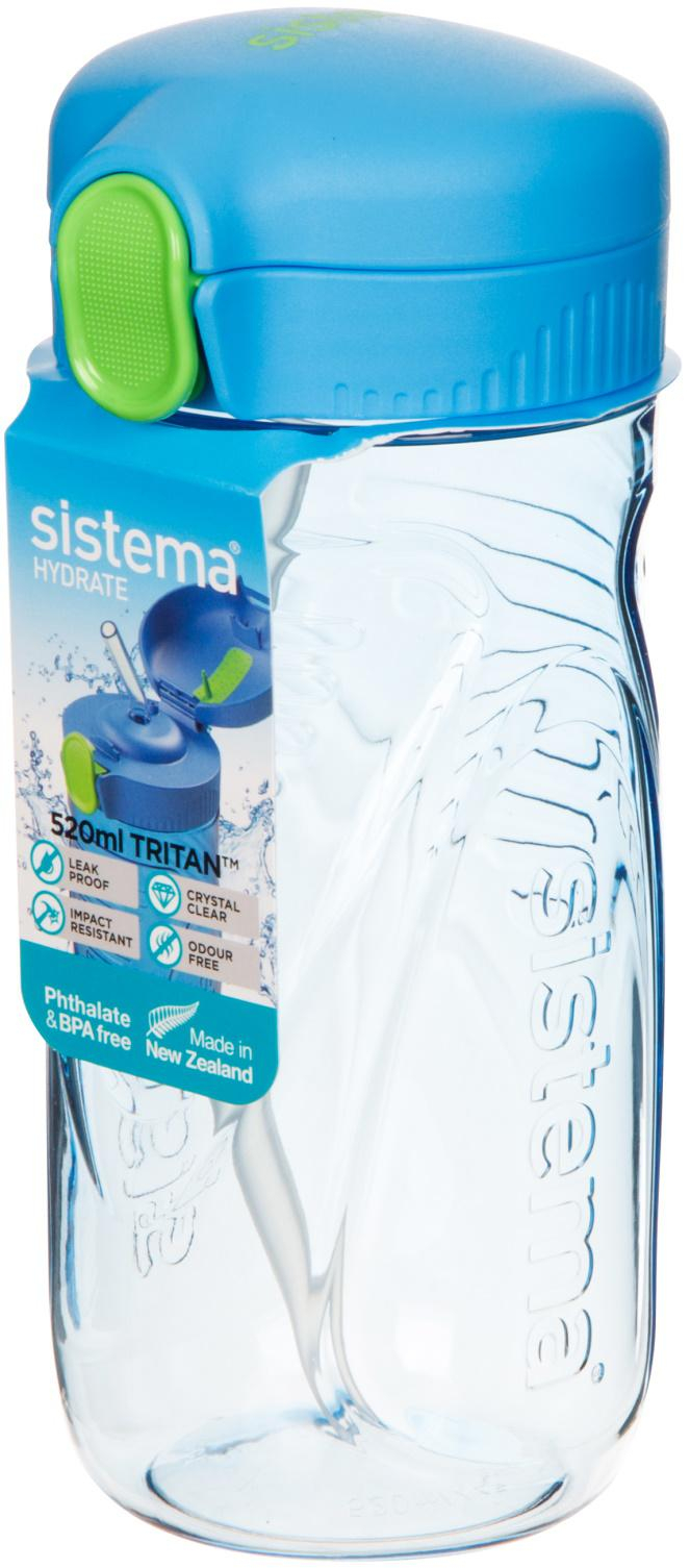 Sistema Butelka Tritan Quick Flip 520 ml Niebieska